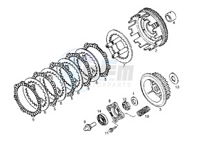 SENDA R - 125 drawing CLUTCH