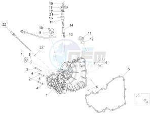 RSV4 1000 RR USA USA drawing Clutch cover