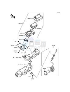 KLX450R KLX450AFF EU drawing Meter(s)