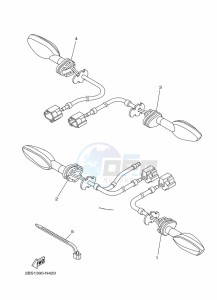 XT1200Z XT1200Z SUPER TENERE ABS (BP87) drawing FLASHER LIGHT