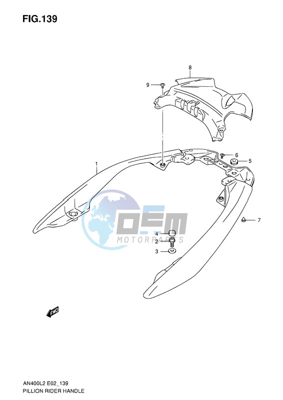 PILLION RIDER HANDLE