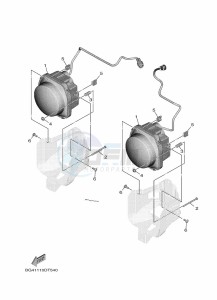 YXF850ES YX85FPSP (BARM) drawing HEADLIGHT