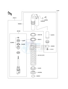 KX 250 L [KX250] (L4) [KX250] drawing SHOCK ABSORBER-- S- -