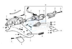 Runner VX-VXR 125-180 125 drawing Taillight