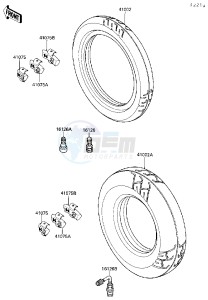 ZG 1000 A [CONCOURS] (A4-A6 A4 ONLY CAN) [CONCOURS] drawing TIRE