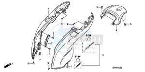 SH300AR9 UK - (E / ABS MKH SPC TBX) drawing BODY COVER