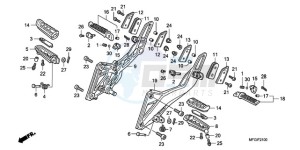 CB600FA3A France - (F / ABS CMF ST 25K) drawing STEP