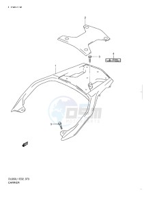 DL 650 V-STROM EU-UK drawing CARRIER