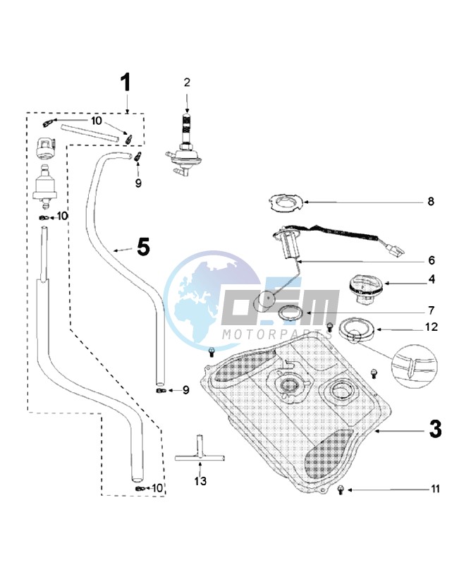 TANK AND FUEL PUMP