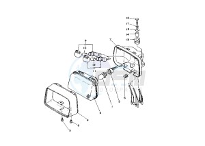 YFA BREEZE 125 drawing HEADLIGHT