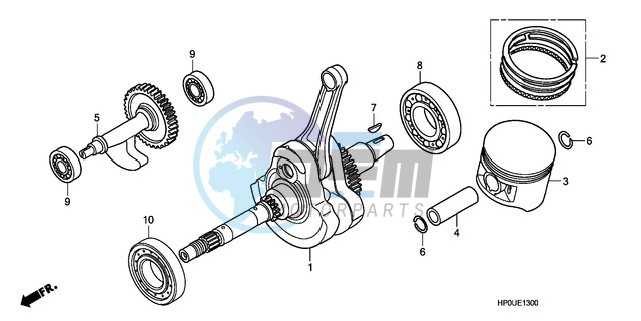 CRANKSHAFT/PISTON