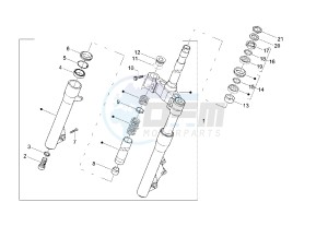 Runner VX 4T 125 drawing Front Fork