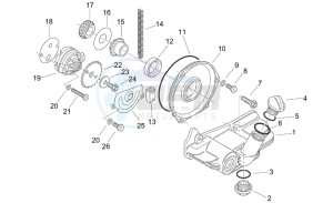 Mojito 125 drawing Oil pump