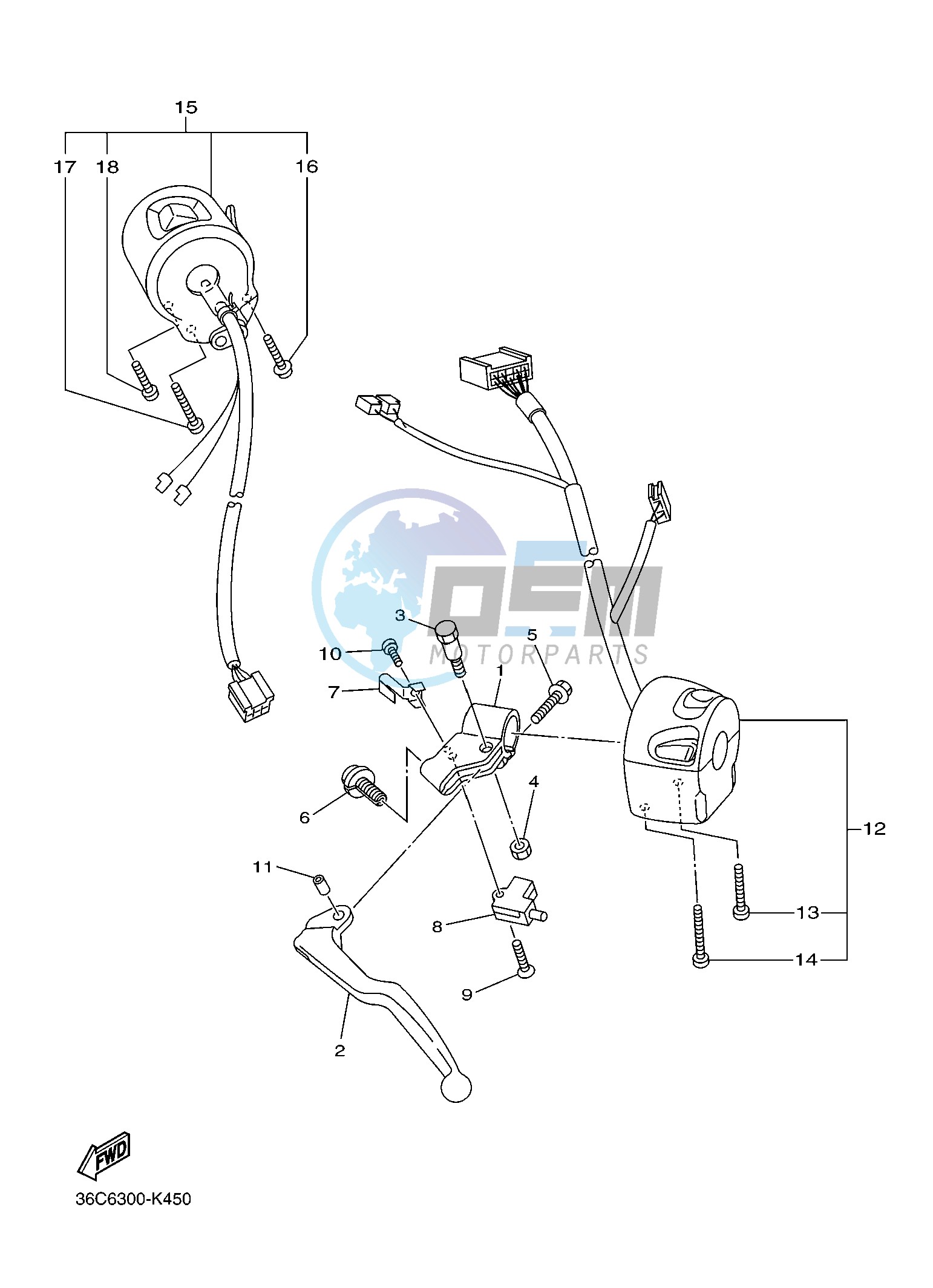 HANDLE SWITCH & LEVER