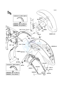 VN900 CLASSIC VN900BDF GB XX (EU ME A(FRICA) drawing Fenders