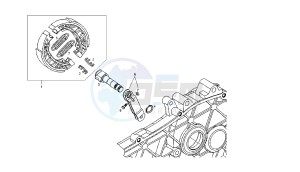 BOULEVARD - 50 CC 2T drawing REAR BRAKE