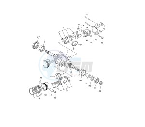 XP T-MAX ABS 530 drawing CRANKSHAFT AND PISTON