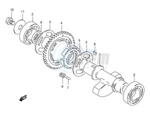 GZ250 (E1) drawing CRANK BALANCER