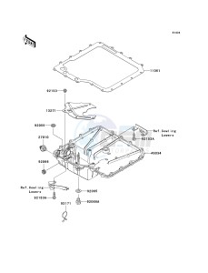 ZG 1400 A [CONCOURS 14 ABS] (8F-9F) A9F drawing OIL PAN