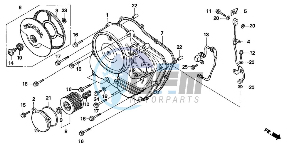 RIGHT CRANKCASE COVER