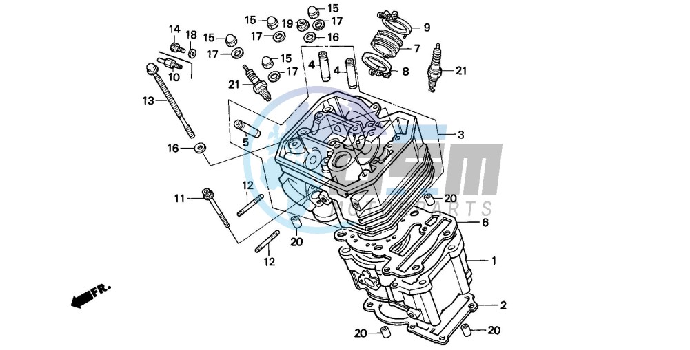 CYLINDER/CYLINDER HEAD (FRONT)