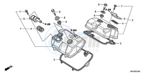 NSA700A9 E / MKH MME drawing CYLINDER HEAD COVER