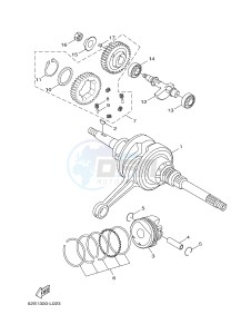 HW151 XENTER 150 (52S2) drawing CRANKSHAFT & PISTON