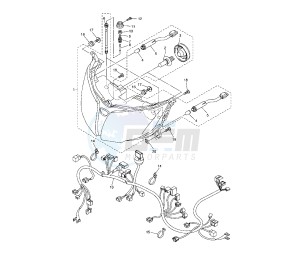 FJR AS 1300 drawing HEADLIGHT