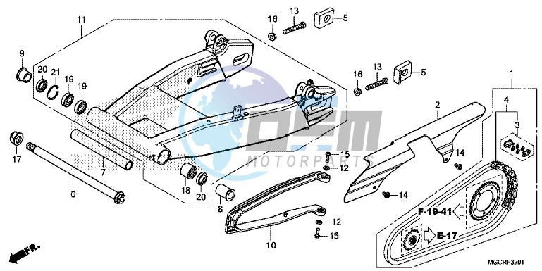 SWINGARM (CB1100NA/NAD)