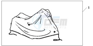 CBR125RWA Australia - (U / WH) drawing BODY COVER L