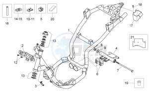 Mojito custom 50 2t (eng. piaggio) drawing Frame