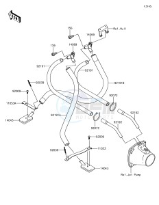 JET SKI STX-15F JT1500AGF EU drawing Bilge System