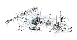 QUAD LANDER 300SL drawing REAR AXLE