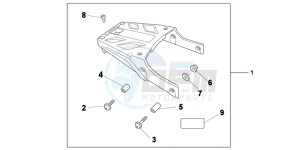 NC700SAD NC700S ABS 2ED - (2ED) drawing KIT  RR CARRIER