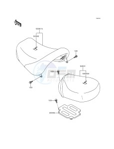 VN 1500 L [VULCAN 1500 NOMAD FI] (L1) [VULCAN 1500 NOMAD FI] drawing SEAT