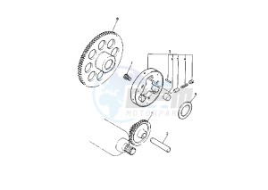 XV VIRAGO 535 drawing STARTER