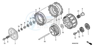 CRF450RA Australia - (U) drawing CLUTCH