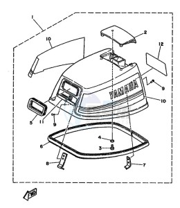 8C drawing FAIRING-UPPER