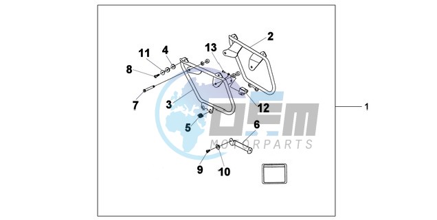 SADDLEBAG MOUNT B