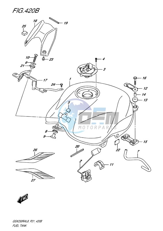 FUEL TANK (GW250RAZL8 P21)