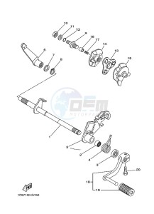 TT-R50E (BEG7) drawing SHIFT SHAFT