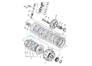 XJ N 600 drawing CLUTCH