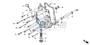 SH150R 125 drawing RIGHT CRANKCASE COVER