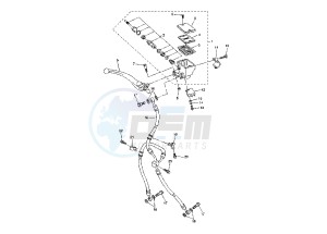 FZ6 NS 600 drawing FRONT MASTER CYLINDER