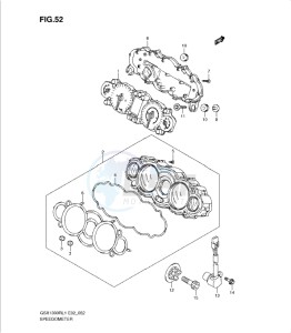 GSX1300R drawing SPEEDOMETER (GSX1300RL1 E2)