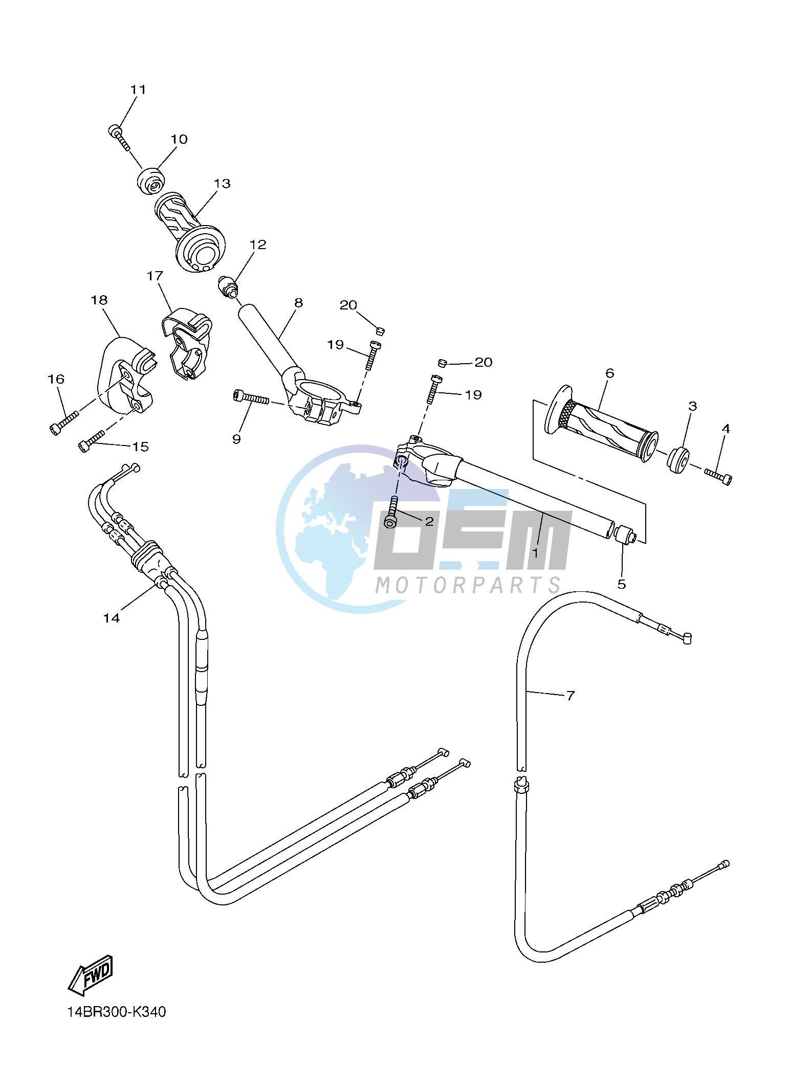 STEERING HANDLE & CABLE