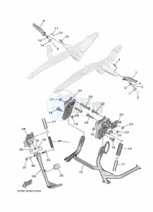 CZD300-A XMAX 300 (BBA1) drawing CLUTCH