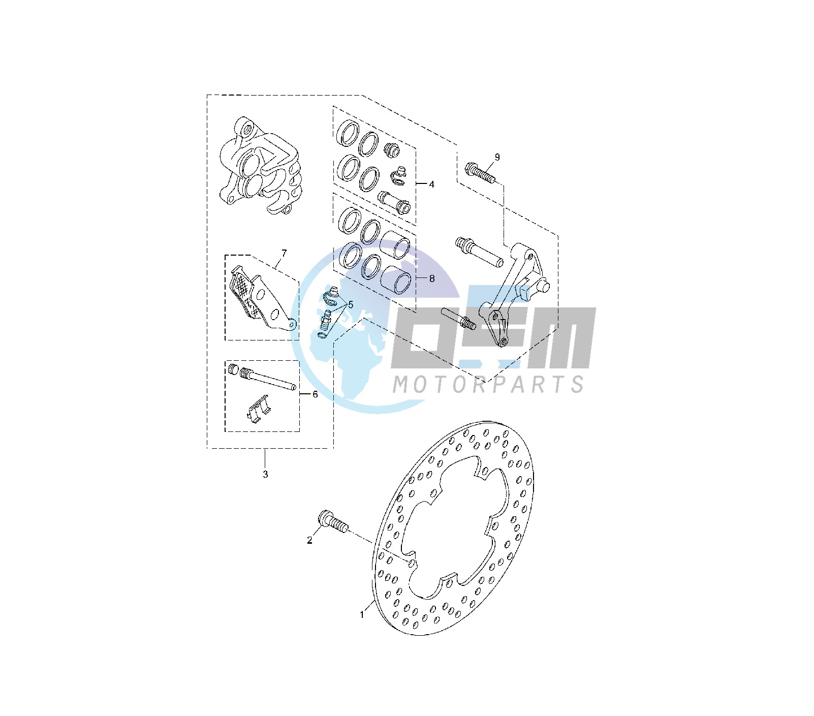 FRONT BRAKE CALIPER