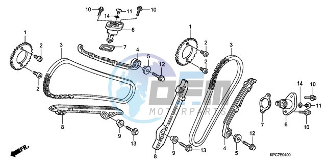 CAM CHAIN/TENSIONER