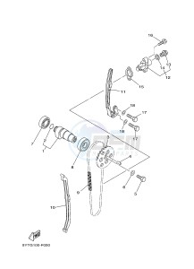 YFM350 YFM35RB RAPTOR 350 (1BS8 1BS7) drawing CAMSHAFT & CHAIN